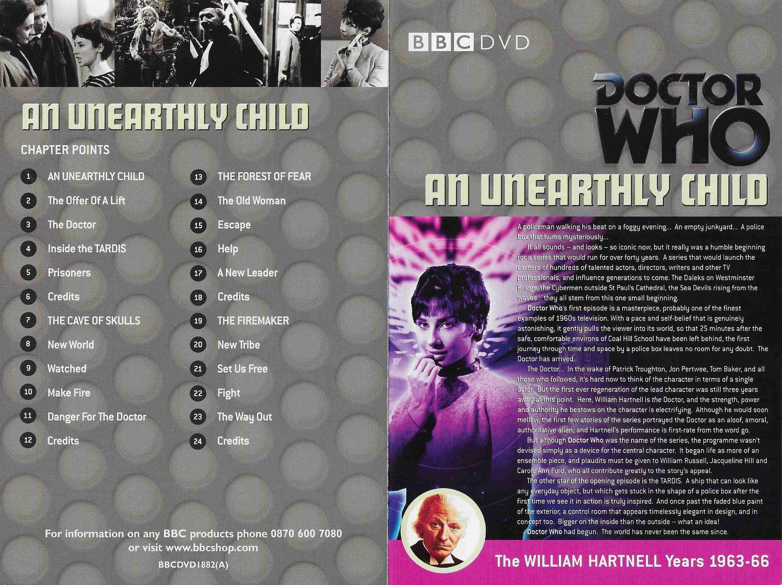 Inserts from BBCDVD 1882A